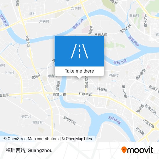福胜西路 map