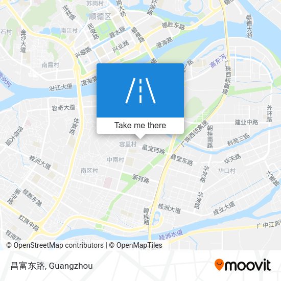 昌富东路 map