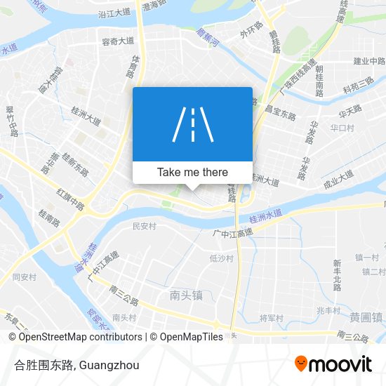 合胜围东路 map