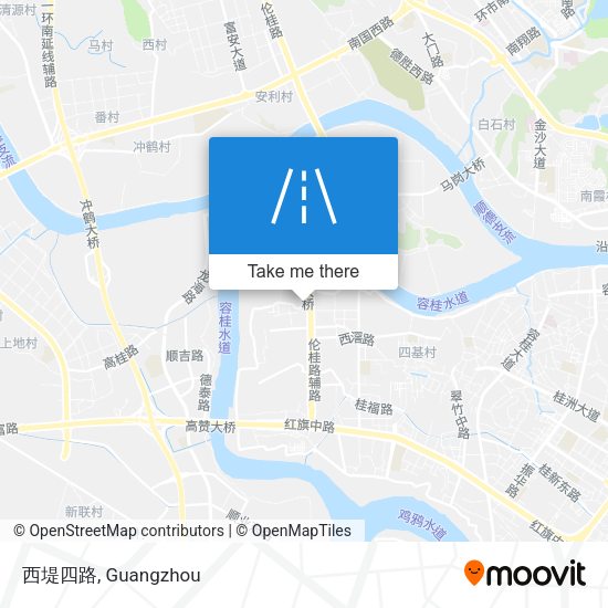 西堤四路 map