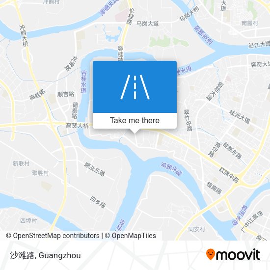 沙滩路 map