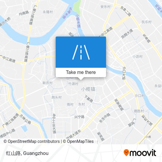 红山路 map