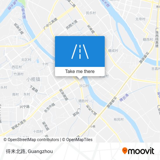 得来北路 map