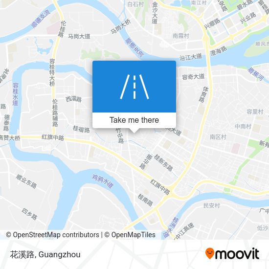 花溪路 map