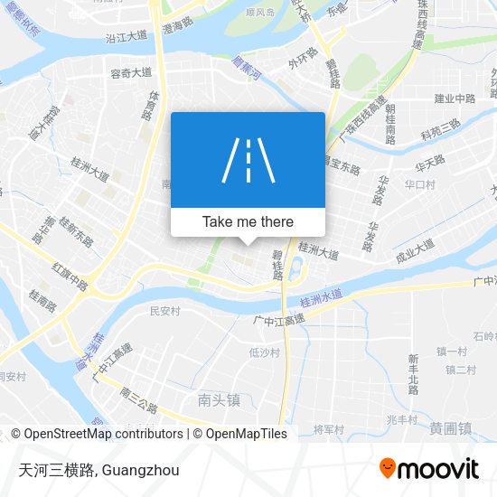 天河三横路 map