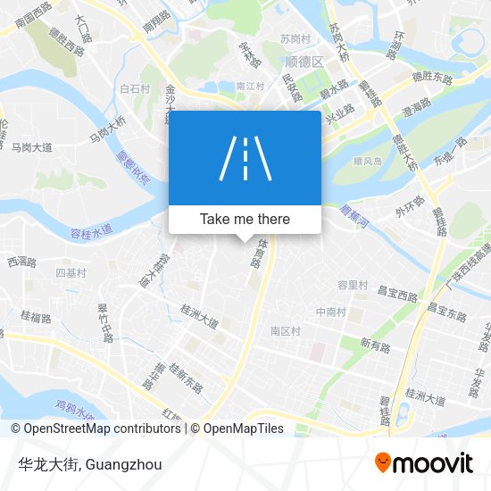 华龙大街 map