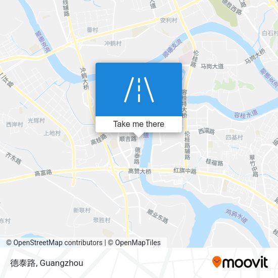 德泰路 map