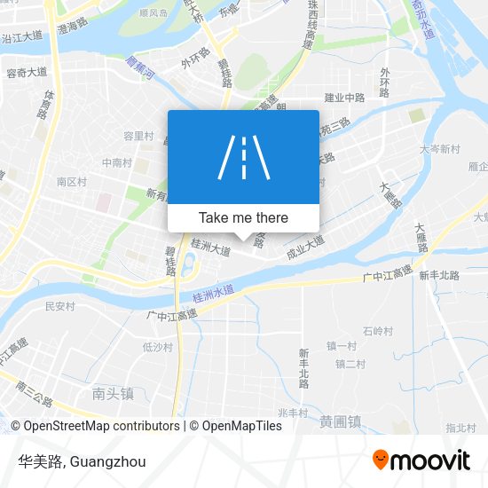 华美路 map