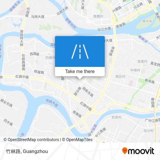 竹林路 map