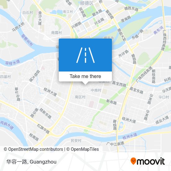 华容一路 map