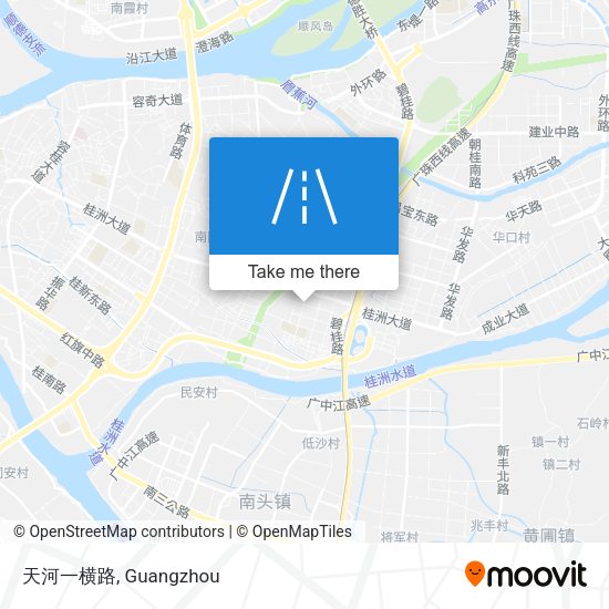 天河一横路 map