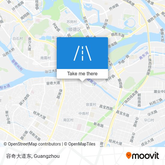 容奇大道东 map