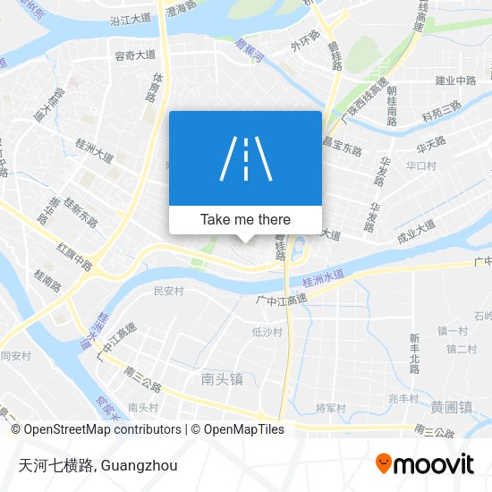 天河七横路 map
