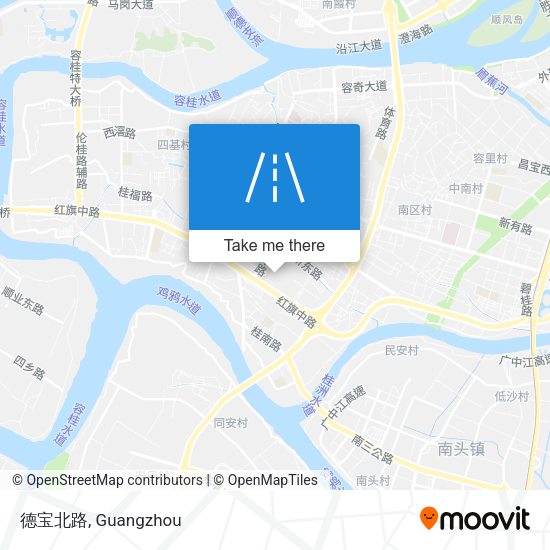 德宝北路 map