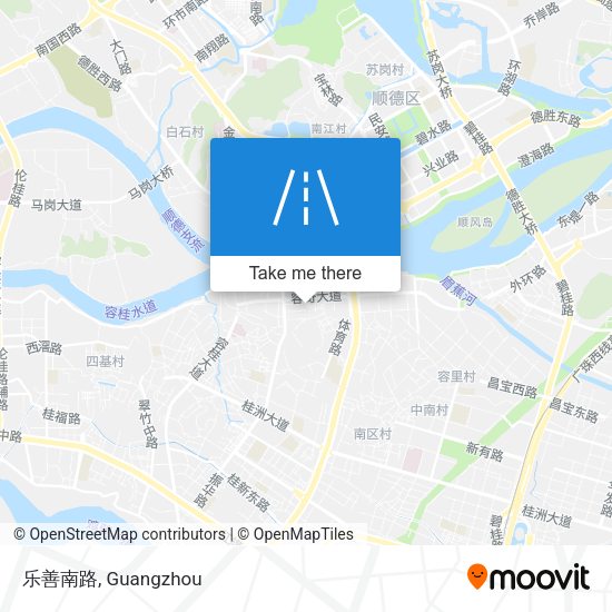 乐善南路 map