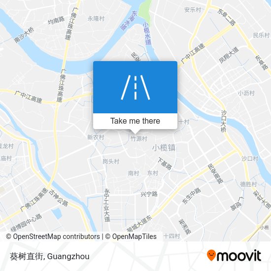 葵树直街 map