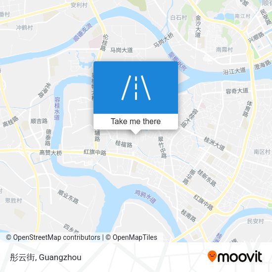 彤云街 map