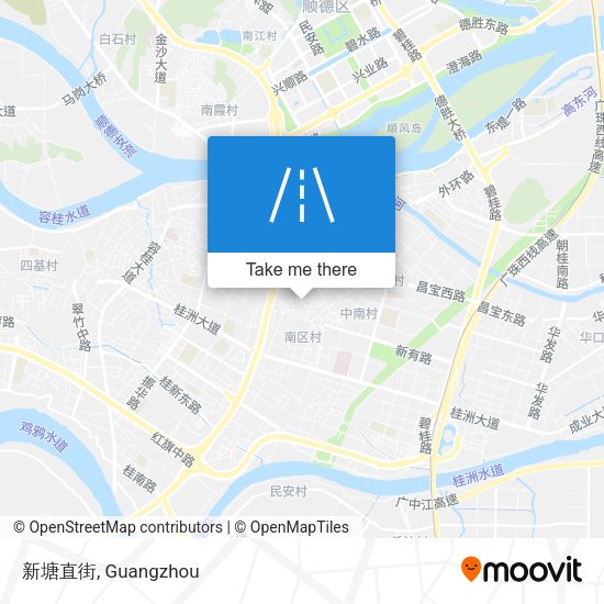 新塘直街 map