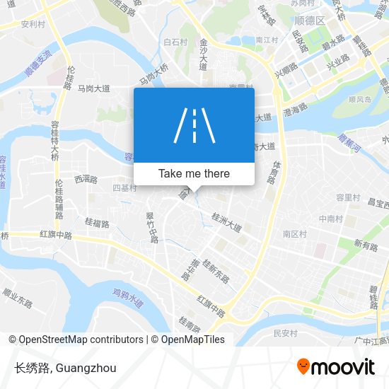 长绣路 map