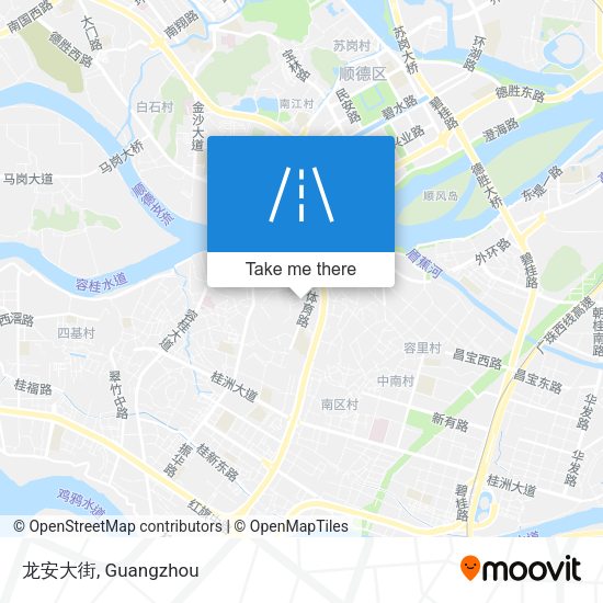 龙安大街 map