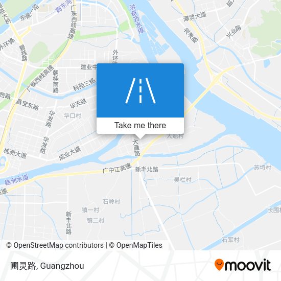 圃灵路 map