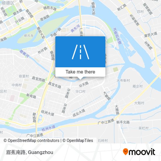眉蕉南路 map