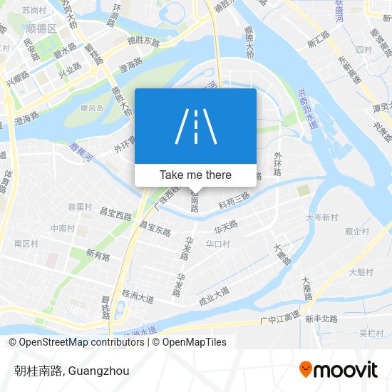 朝桂南路 map