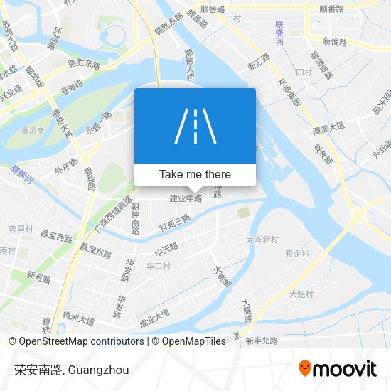荣安南路 map