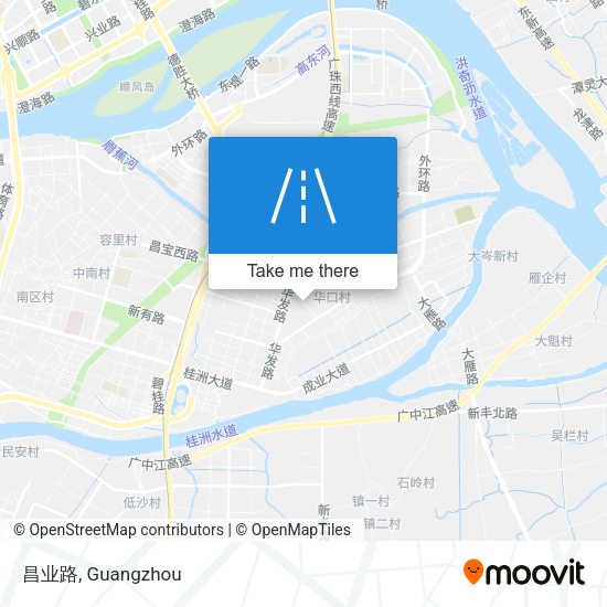 昌业路 map