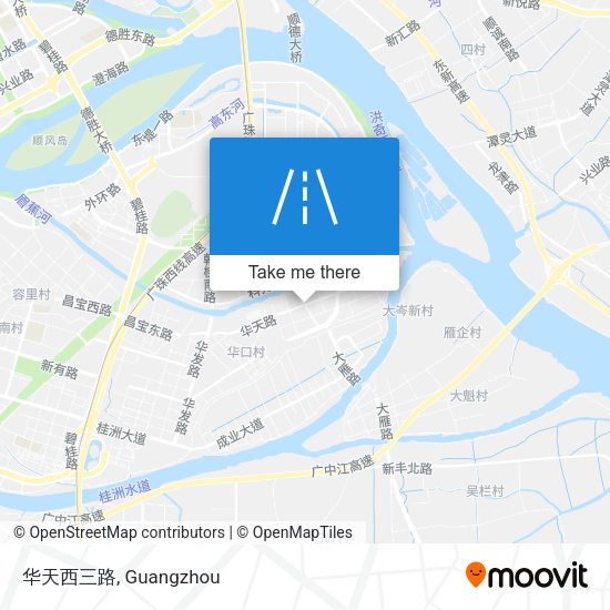 华天西三路 map