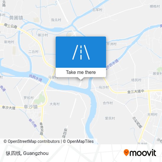纵四线 map