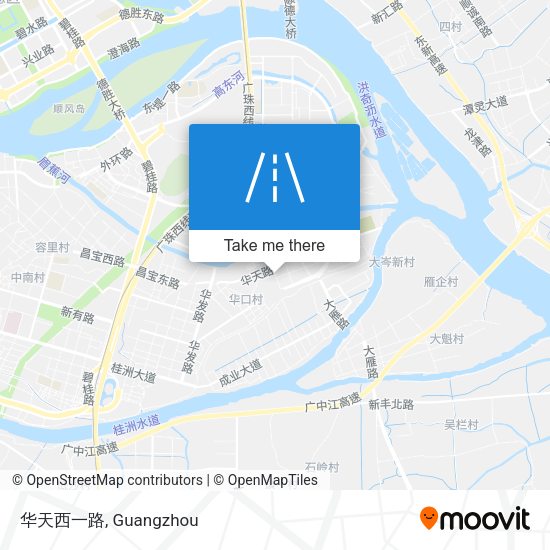 华天西一路 map