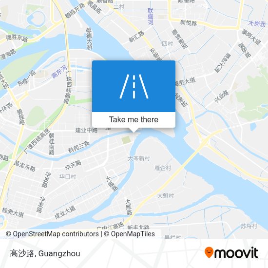 高沙路 map