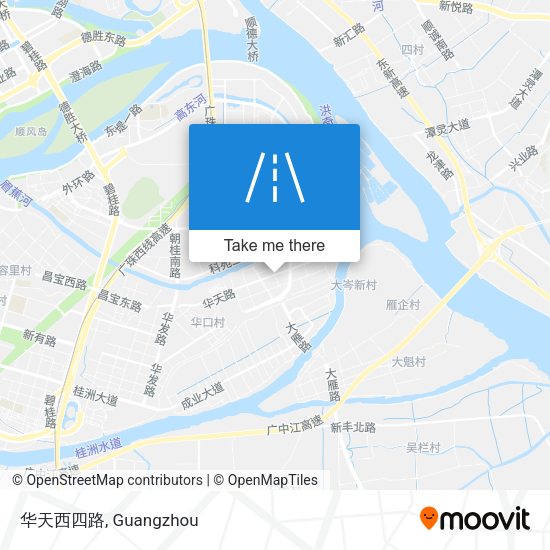 华天西四路 map