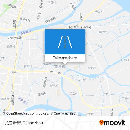 龙安新街 map