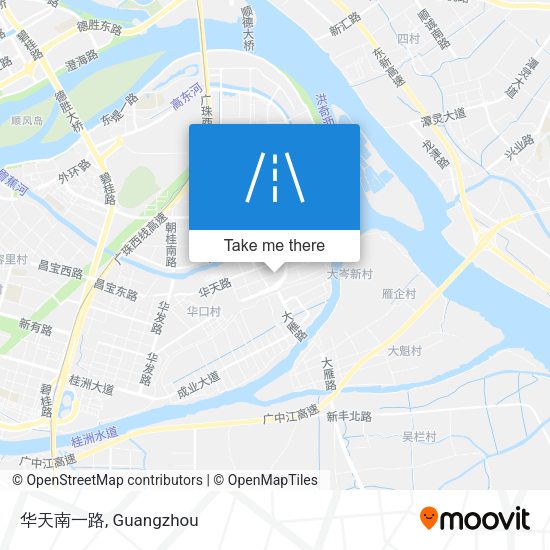 华天南一路 map