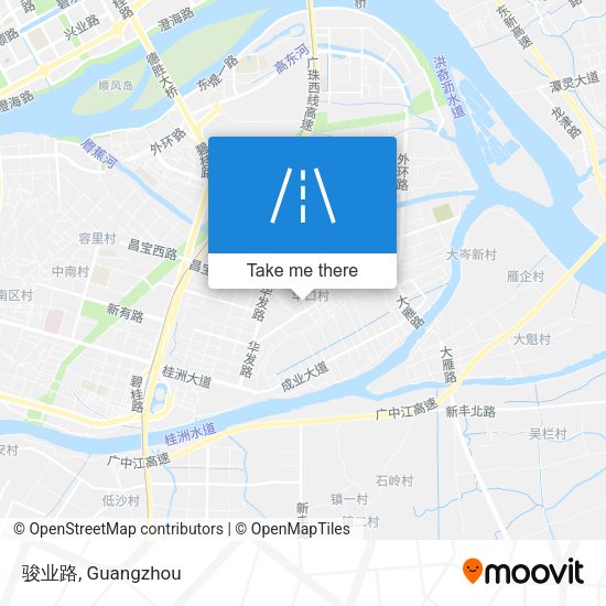 骏业路 map