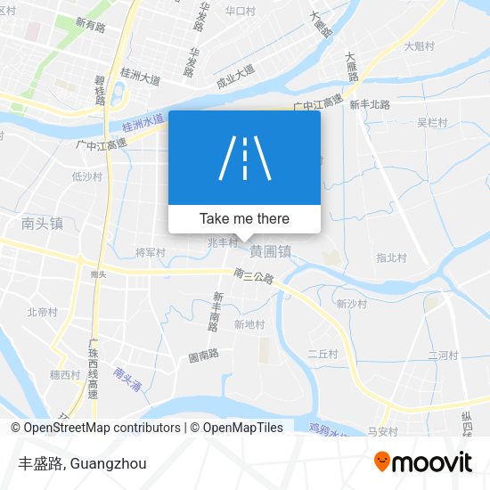 丰盛路 map