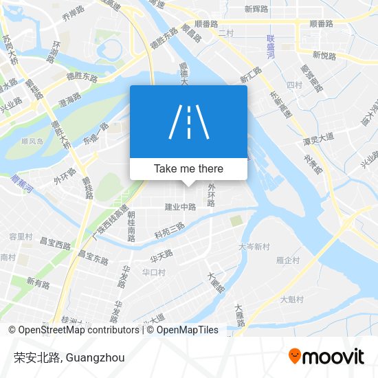 荣安北路 map