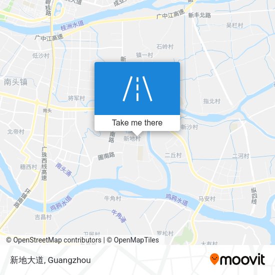 新地大道 map