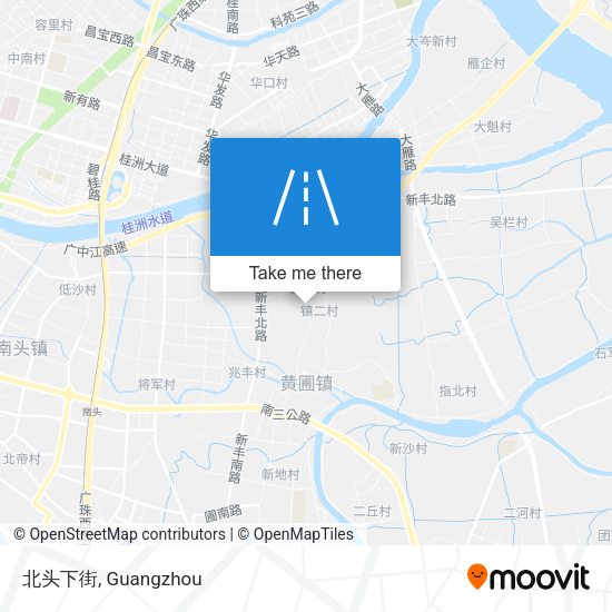 北头下街 map
