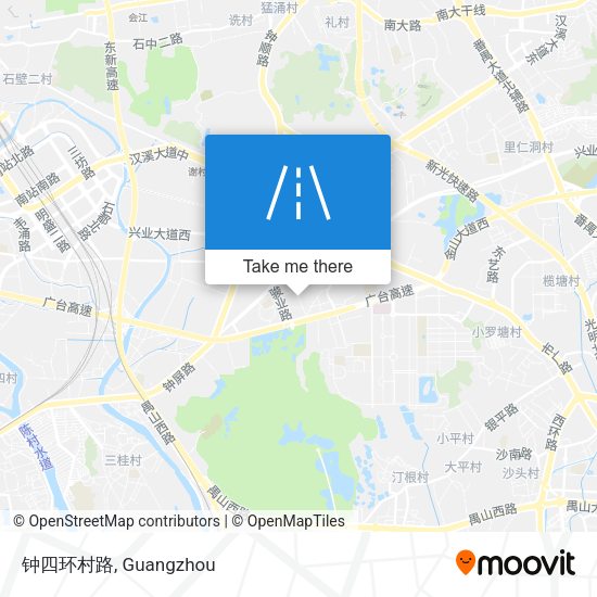钟四环村路 map