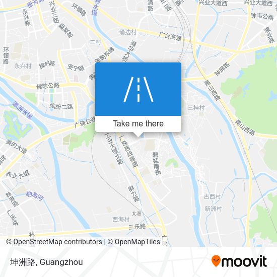 坤洲路 map