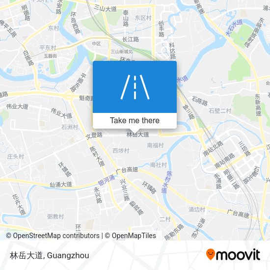 林岳大道 map