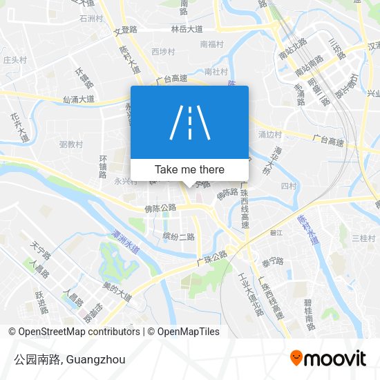 公园南路 map