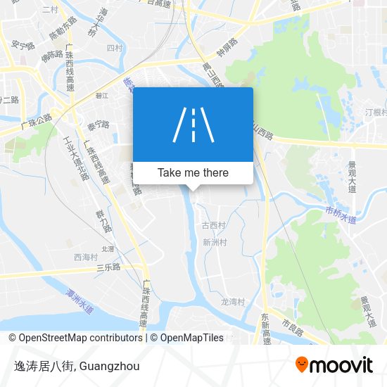 逸涛居八街 map