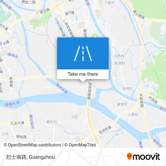 烈士南路 map