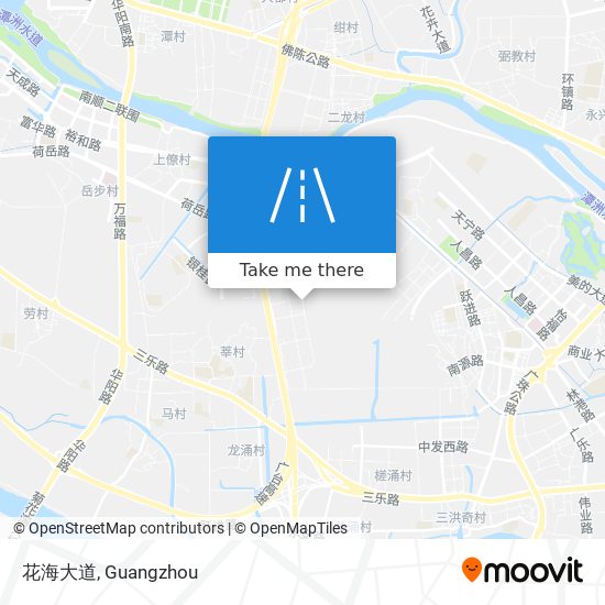 花海大道 map