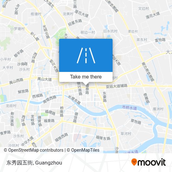 东秀园五街 map