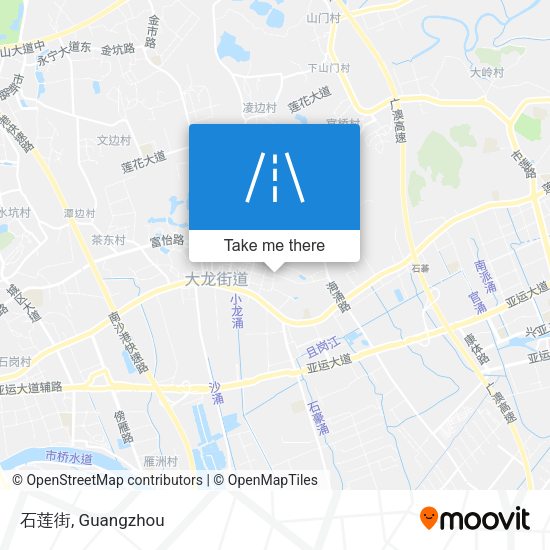 石莲街 map